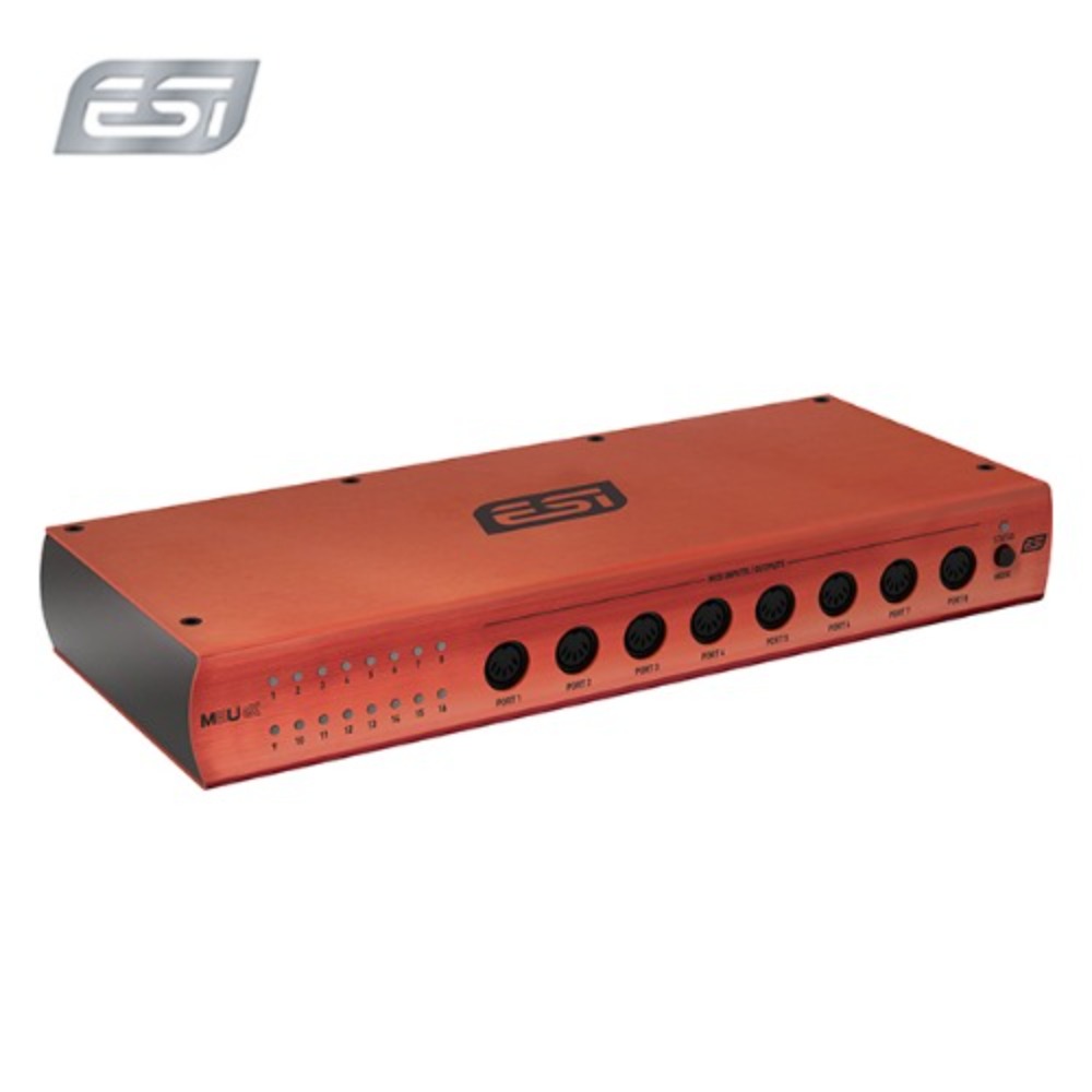 ESI M8U ex USB MIDI Interface 미디 인터페이스 16포트 IN OUT 겸용